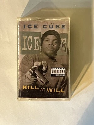 Ice cube, kill at will, cassette, 1990, rap, hip hop, NWA, tested - Image 1 of 4