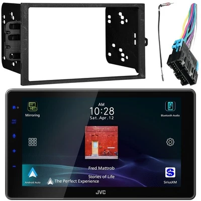 JVC KW-Z900W 单 DIN SiriusXM 就绪接收器,安装套件,适配器,线束 — 第 1/4 张图片