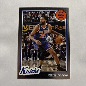 2025-26 Topps - 1980-81 Topps Basketball Mikal Bridges #80BK-38 (a) - Picture 1 of 2