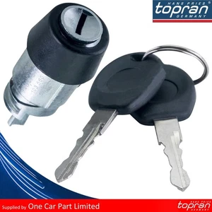 Ignition Switch Barrel Lock with 2 Keys For Seat VW 357905855A 357905855B - Picture 1 of 7