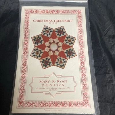 Mary Ryan  DESIGNS Quilt Pattern - CHRISTMAS TREE SKIRT - Image 1 of 2