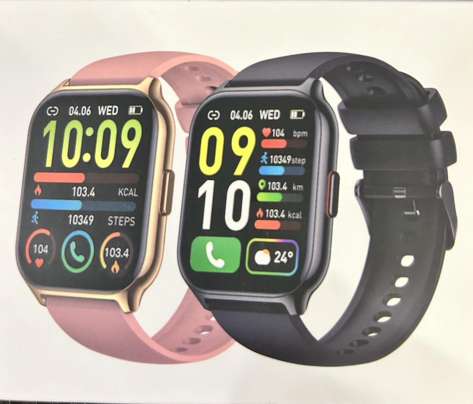 Smart Watch  Women Call Heart Rate Sleep Alexa Waterproof for iPhone  Android - Image 1 of 1