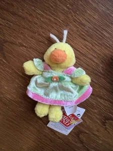 Juguete suave con etiquetas Gotta Getta Gund pequeña niña de peluche pato - Imagen 1 de 1
