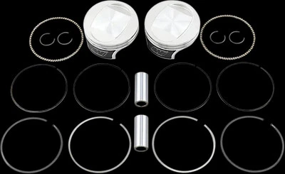 Kit de pistón forjado Wiseco Tracker TC103 3.895 10.5:1 Harley Fat Boy Lo 09-17 Foto 1 de 4