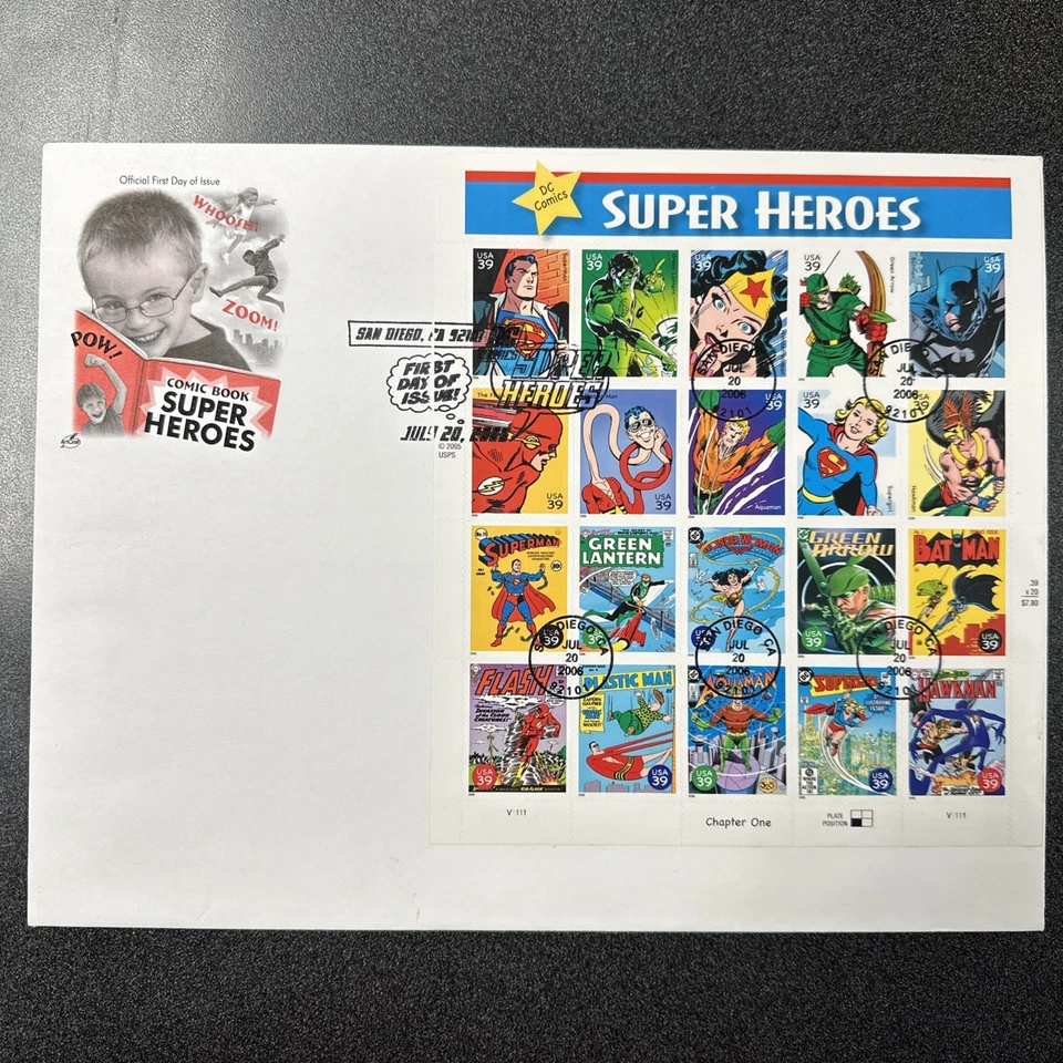 FDC 4084 DC Comics Super Heroes First Day Of Issued 2006 On ArtCraft Cover - Image 1 of 1