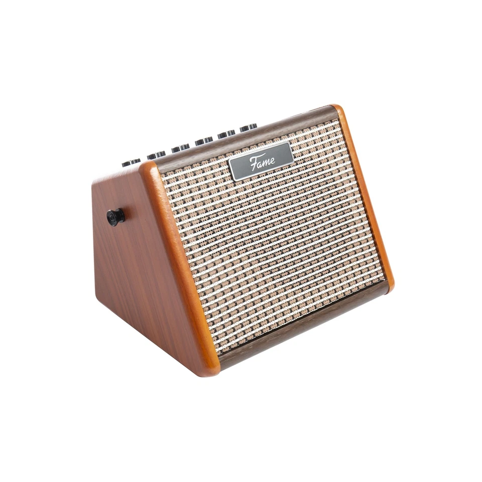 AG-15A Akustikgitarren Verstärker 15W 2-Kanal Akkubetrieben Bluetooth - Bild 1 von 4