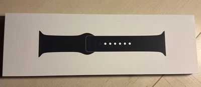 Apple Watch Series 11/10 42mm Black Sport Band, OFFICIAL APPLE Small/Med NIB - Image 1 of 4