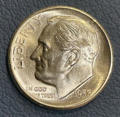 1953 S/S FS-501 Roosevelt Dime UNCIRCULATED - Image 1 of 4