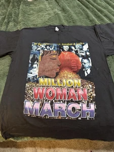 Vtg 1997 Million Women March Celebrating Sisterhood Single Stitch T-Shirt XXL 2x - Picture 1 of 5