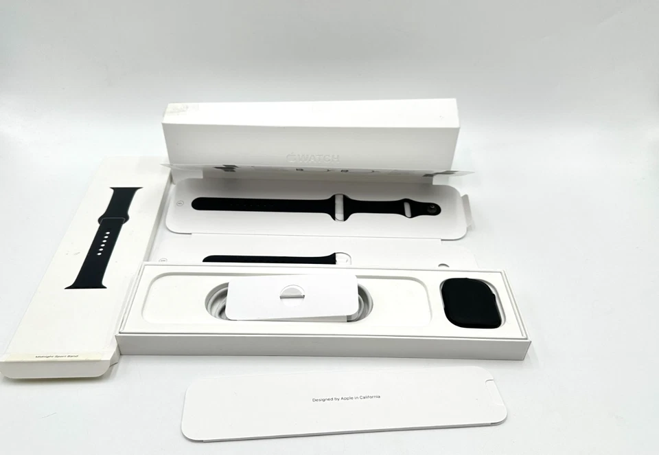 Apple Watch Series 7 – 45mm – Midnight – LTE – guter Zustand – mit OVP - Bild 1 von 4