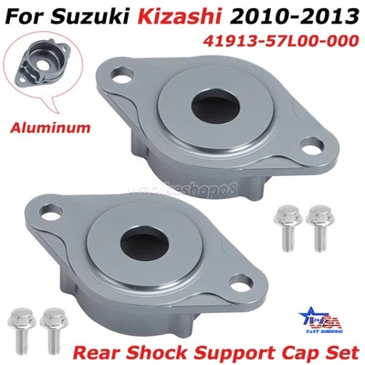 2 Set Rear Shock Support Cap W/ Bolts For Suzuki Kizashi 2010-13 41913-57L00-000 Foto 1 de 4