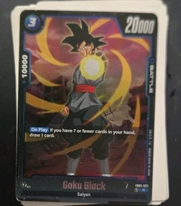 Dragon Ball Super Juego de Cartas - "Goku Negro" (Lámina) FB01-037 R - Imagen 1 de 2