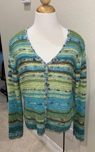 Cold Water Creek Strickjacke oder Shirt Größe L - Bild 1 von 4