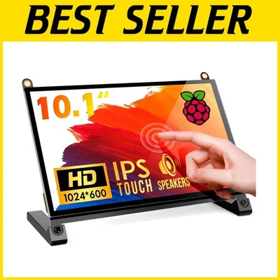 Driver-Free 10.1’’ Touchscreen for Raspberry Pi 5/4/3 - Image 1 of 4