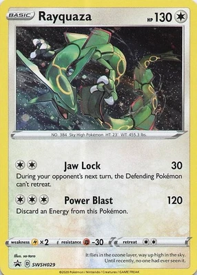 Rayquaza - Promo SWSH: Sword & Shield Promo Cards SWSH029 NM Holo - Image 1 of 2