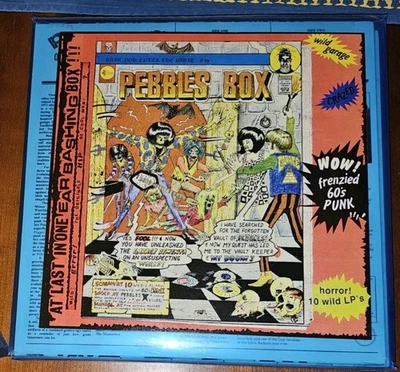 Pebbles Vol. 1-10 TEN LP Box Vinyl NEW RARE Lots Of Extras Liner Notes SEALED  - Image 1 of 4