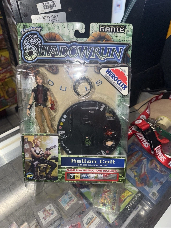 FIGURA DE ACCIÓN SHADOWRUN KYUSHI YAKUZA SERIE UNO NUEVO 2003 WIZKIDS HERO CLIX FS Foto 1 de 1