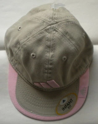 NUEVO CON ETIQUETAS GORRA GORRA ADIDAS NIÑAS CORTE INFANTIL CAQUI ALGODÓN $16    Foto 1 de 2