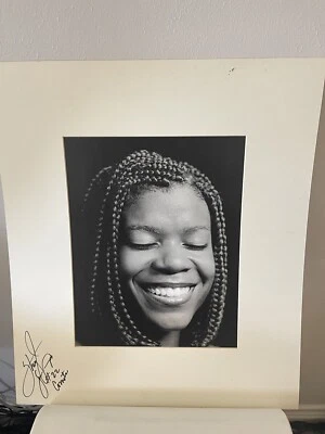 Signed Sheryl Swoops Black And White Photo WNBA Houston Comets Basketball - Image 1 of 4