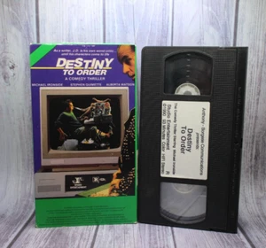 VERY RARE Destiny To Order VHS Tape 1990 Michael Ironside Comedy Thriller Horror - Picture 1 of 3