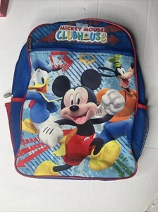 Disney Mickey Mouse 16" Large School Backpack All Over Print, Mickey Backpack - Picture 1 of 8