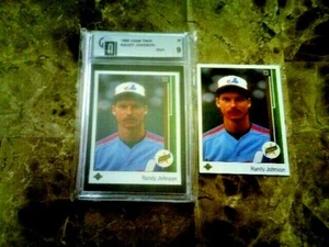 Randy Johnson GA 9 1989 CUBIERTA SUPERIOR + 1989 UD sin clasificar como nuevo + 375 otros RJ - Imagen 1 de 1