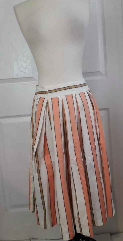  Falda Plisada Blanco Melocotón Retro Penguin de Munsingwear Talla 2 XS X Pequeña Foto 1 de 4