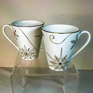 Lenox Holiday Coffee Cup set of 2 MERRY & BRIGHT - Picture 1 of 7