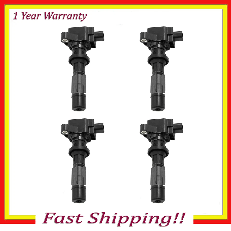 IC022 B2874*4 6E5G12A366 UF516 Ford Fusion Mercury Milan SET 4 bobinas de encendido * Foto 1 de 4