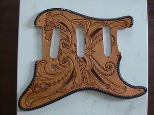 Golpeador de cuero para guitarra Fender Stratocaster/Strat - Imagen 1 de 1