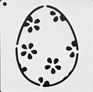 Schablonen Basteln Textilien Schablone Wand Ostern Osterei Hasen EI Huhn 4049 - Bild 1 von 1