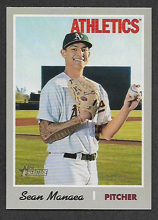 2019 TOPPS HERITAGE SEAN MANAEA SHORT PRINT HIGH NUMBER, #408, LOOK!!!!!!! - Image 1 of 2