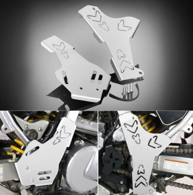 Silver Frame Guard Protector For SUZUKI DR650 DR650SE 1996-2024 DR650S 2015-2024 - Image 1 of 4