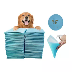 100 X 45*33CM Puppy Training Trainer Train Pads Toilet Pee Wee Poo Dog Pet Mats - Picture 1 of 28