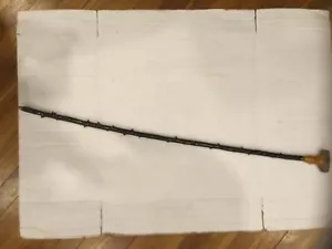 Shillelagh irischer Gehstock aus Holz, Blackthorn 36 Zoll (kleine Dellen am Griff) - Bild 1 von 6