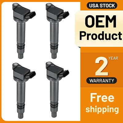 Paquete de 4 bobinas de encendido UF507 para Lexus GS350 2007-2011 3,5 L V6 Foto 1 de 4