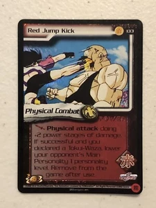 Red Jump Kick - Foil - World Games Saga - Dragon Ball Z DBZ CCG - Picture 1 of 2