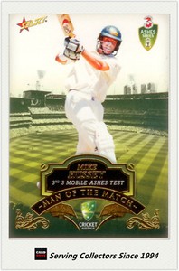 2007-08 Select Cricket Cards Man Of The Match MTM3 Mike Hussey