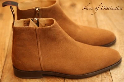 Paul Smith Alan Marrón Tostado Gamuza Cremallera Botas Zapatos Para Hombres UK 8 US 9 EU 42 Foto 1 de 4