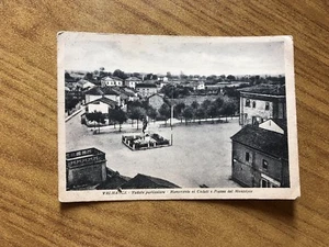 CARTOLINA VALMACCA PIAZZA MUNICIPIO VIAGGIATA 1948 SUBALPINA JJ - Foto 1 di 2