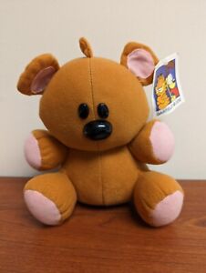 Paws Garfield Odie Pooky Pookie Teddy Bear Plush Toy 2017 Toy Factory Brown NWT