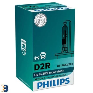 Philips D2R X-treme Vision hasta un 20% más Ver bombillas de xenón 85126XV2C1 individuales - Imagen 1 de 1