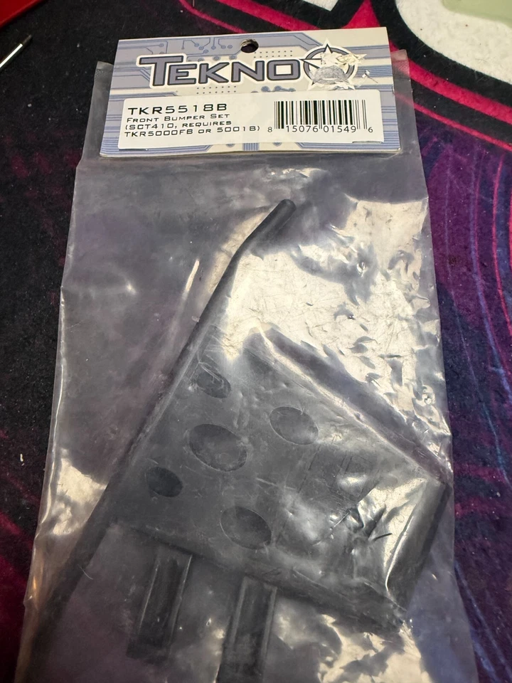 Tekno RC Front Bumper Set SCT410.3 TKR5518B (Requires TKR5000FB or TKR50018) - Image 1 of 2