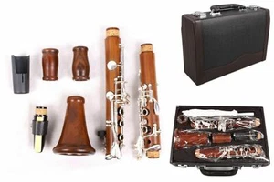 Advance Professional Rosewood Clarinet Bb key Clarinet Silver Plated Key Case - Picture 1 of 10