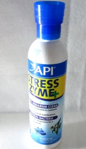API Stress Zyme Plus, 8 oz (Treats 480 Gallons) Natural Keeps Aquarium Clean - Picture 1 of 3