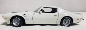 1/18 GM FIREBIRD TRANSAM 1973 Firebird Trans Am 1973 White Diecast Car ERTL - Picture 1 of 6