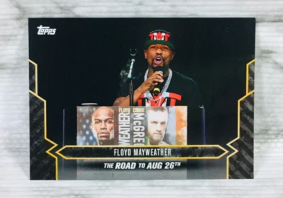 2017 TOPPS ON DEMAND #8 MAYWEATHER vs McGREGOR (FLOYD MAYWEATHER) BOXING UFC! - Image 1 of 3