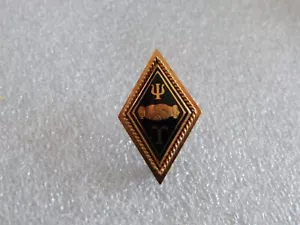 Antique 1878 14K Gold Psi Upsilon Fraternity Pin Badge - Picture 1 of 4