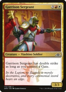 MTG Magic GRN Guilds of Ravnica - 1x EN NM 172 C Garrison Sergeant - Picture 1 of 1