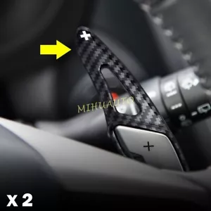 For Subaru Forester XV Outback Carbon Fiber Steering Wheel Shifter Paddle Extend - Picture 1 of 9